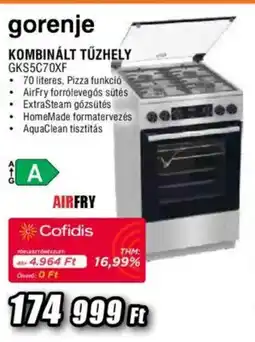 Expert Gorenje kombinált tűzhely ajánlat