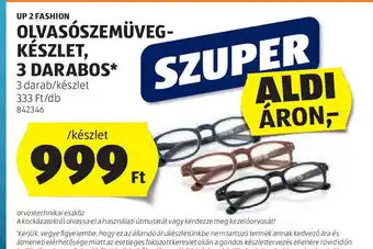 ALDI UP 2 FASHION Olvasószemüveg-készlet ajánlat