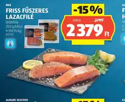 ALDI Friss Fűszeres Lazacfilé ajánlat