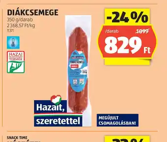 ALDI Diákcsemege ajánlat