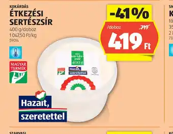 ALDI Étkezési sertészsír ajánlat