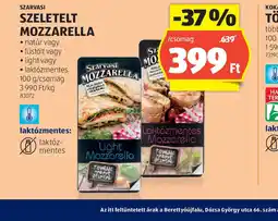 ALDI Szeletelt Mozzarella ajánlat