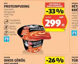 ALDI Zott Protein Pudding ajánlat