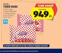 ALDI Pöttyös Túró Rudi ajánlat