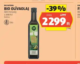 ALDI BIO Natura BIO Olívaolaj ajánlat