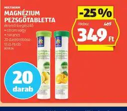 ALDI Multivitamin Magnézium Pezsgőtabletta ajánlat