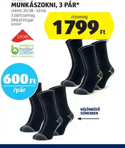 ALDI Munkászokni ajánlat