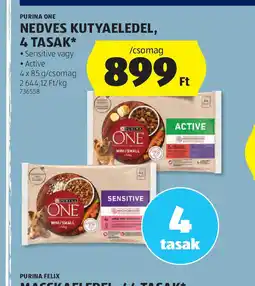 ALDI Purina One Nedves Kutyaeledel ajánlat