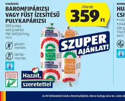 ALDI Baromfipárizsi vagy Füst ízesítésű Pulykapárizsi ajánlat