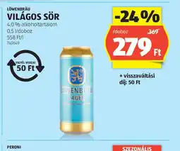 ALDI Világos Sör ajánlat