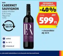 ALDI Eger Cabernet Sauvignon ajánlat