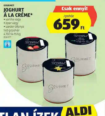 ALDI Joghurt a la Creme ajánlat