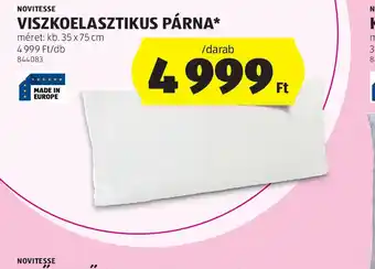 ALDI Novitesse Viszkoelasztikus Párna ajánlat