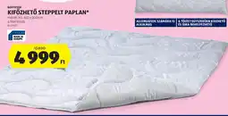 ALDI Kifőzhető steppelt paplan ajánlat