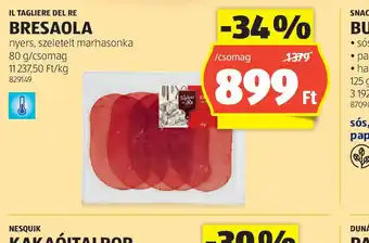 ALDI Bresaola ajánlat