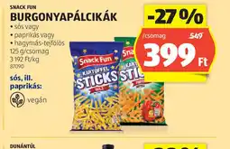 ALDI Snack Fun Burgonyapálcikák ajánlat