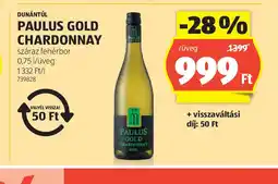 ALDI Paulus Gold Chardonnay ajánlat