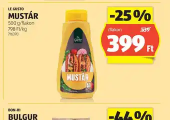 ALDI Le Gusto Mustár ajánlat