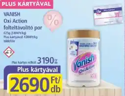 PlusMarket VANISH Oxi Action folteltávolító por ajánlat