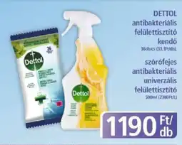 PlusMarket DETTOL antibakteriális felülettisztító kendő ajánlat