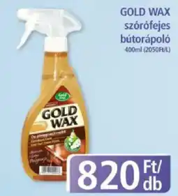 PlusMarket GOLD WAX szórófejes bútorápoló ajánlat