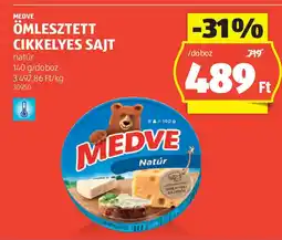 ALDI Medve ömlesztett cikkelyes sajt ajánlat