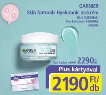 PlusMarket GARNIER Skin Naturals Hyaluronic arckrém ajánlat