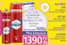 PlusMarket OLD SPICE termékek ajánlat