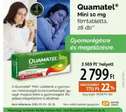 Pingvin Patika Quamatel mini 10 mg ajánlat