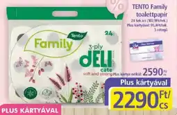 PlusMarket TENTO Family toalettpapír ajánlat