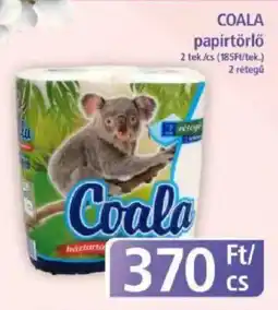 PlusMarket COALA papírtörlő ajánlat