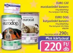 PlusMarket EURO CAT macskaeledel konzerv ajánlat