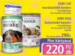 PlusMarket EURO DOG kutyaeledel konzerv ajánlat