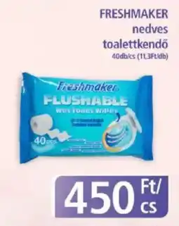 PlusMarket FRESHMAKER nedves toalettkendő ajánlat