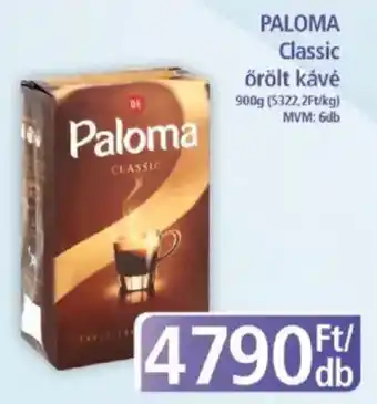 PlusMarket PALOMA Classic örölt kávé ajánlat