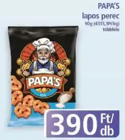 PlusMarket PAPA'S lapos perec ajánlat