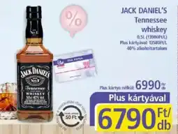 PlusMarket JACK DANIEL'S Tennessee whiskey ajánlat