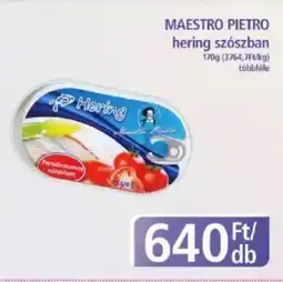 PlusMarket MAESTRO PIETRO hering szószban ajánlat