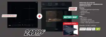 Media Markt Whirlpool indukciós főzőlap + beépíthető sütő ajánlat