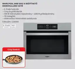 Media Markt Whirlpool AMW 9605 IX beépíthető ajánlat