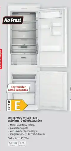 Media Markt Whirlpool WHC18 T132 beépíthető hűtőszekrény ajánlat