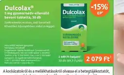 Benu Gyógyszertárak Dulcolax ajánlat