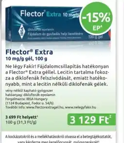 Benu Gyógyszertárak Flector Extra ajánlat