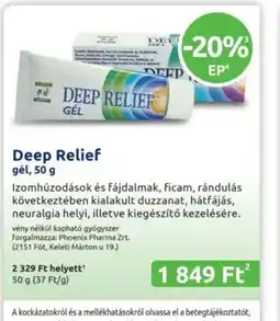 Benu Gyógyszertárak Deep Relief ajánlat