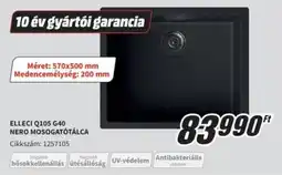 Media Markt Elleci Q105 G40 nero mosogatótálca ajánlat