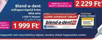 Benu Gyógyszertárak Blend-a-dent ajánlat