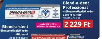 Benu Gyógyszertárak Blend-a-dent Professional ajánlat