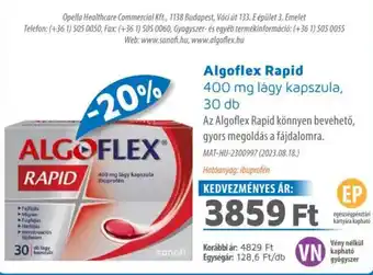 Alma Gyógyszertárak Algoflex Rapid ajánlat