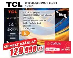 Expert Tcl uhd google smart led tv ajánlat