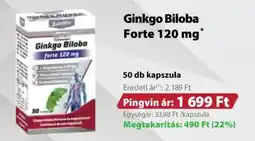 Pingvin Patika Ginkgo biloba forte 120 mg ajánlat